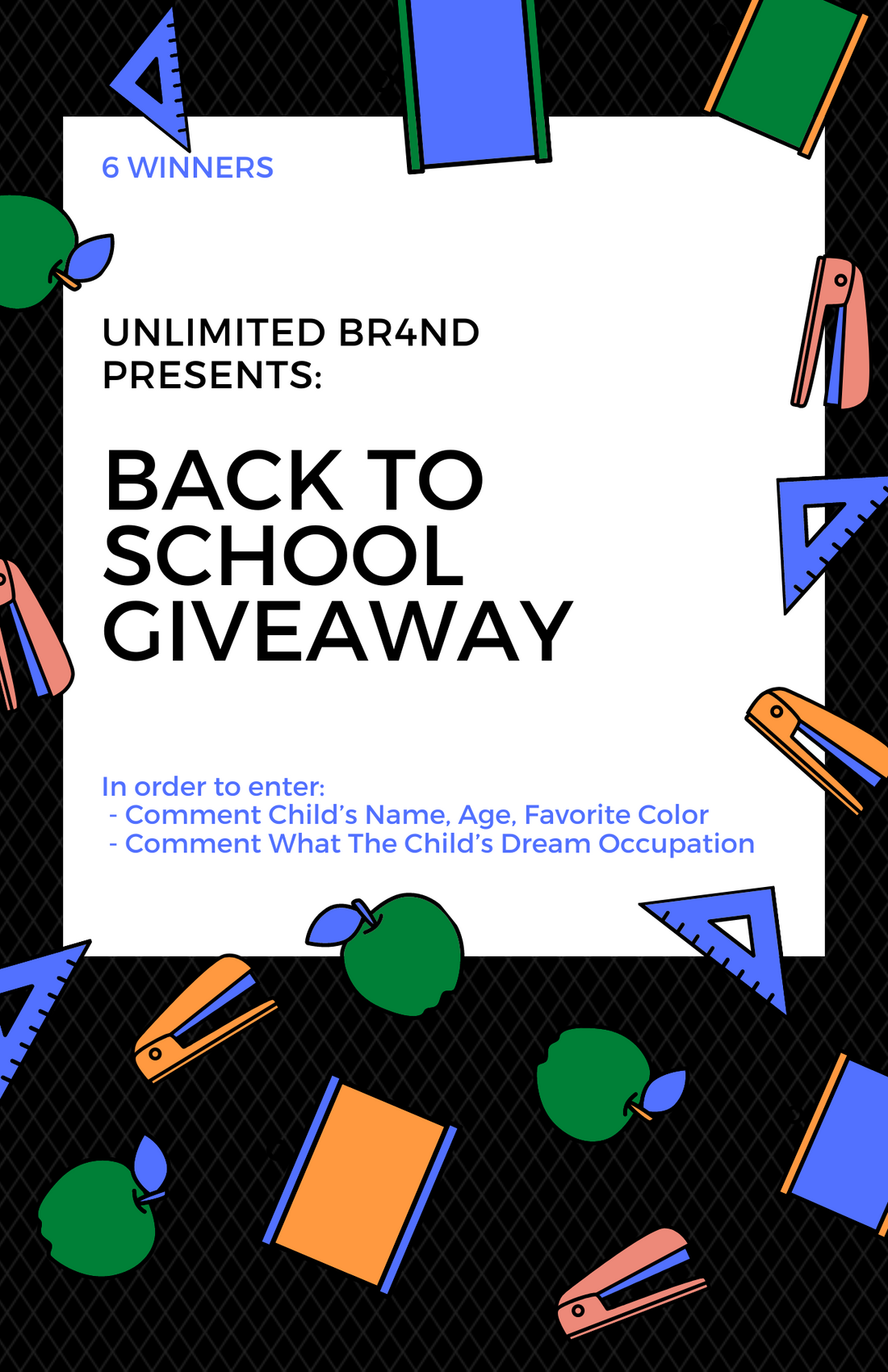 Back to School Giveaway